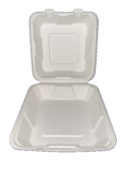 Compostable Hinged Container - 200ct
