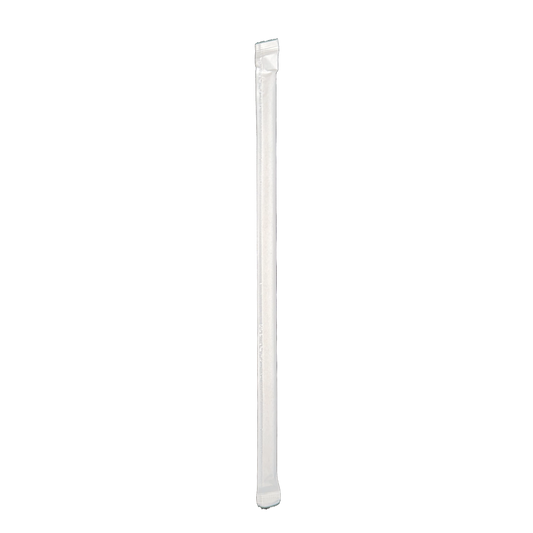 Clear Wrapped Jumbo Straws