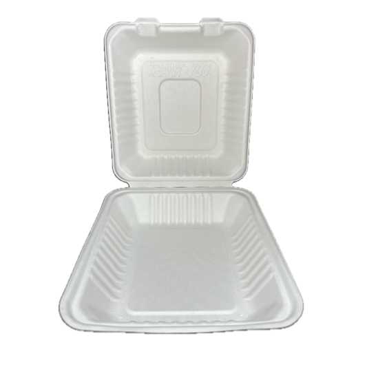 Compostable Hinged Container - 200ct